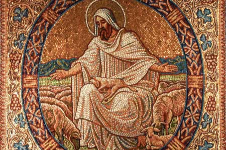 Shepherd and sheep, bonds of life and love