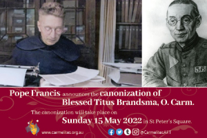 Titus Brandsma to be Canonised on 15 May