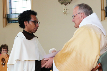 Br Anacleto makes Solemn Vows